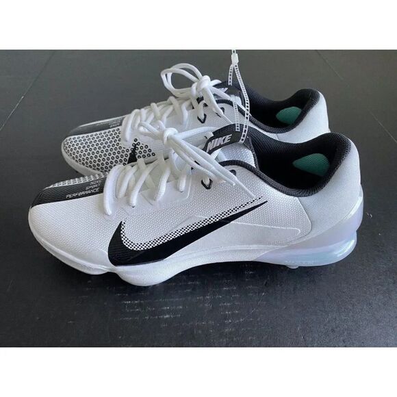 Men's Size 12 Nike Force Zoom 7 Pro Baseball Cleats White Black DC9905-103 NEW - Picture 3 of 8